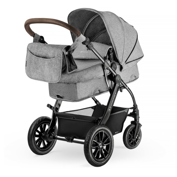 Универсальная коляска 3 в 1 Kinderkraft Moov Gray Melange (KKWMOOVGRYM0NC)
