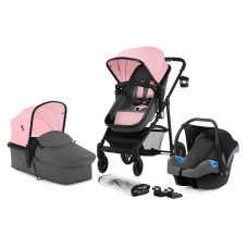 Универсальная коляска 3 в 1 Kinderkraft Juli Pink (KKWJULIPNK3000)