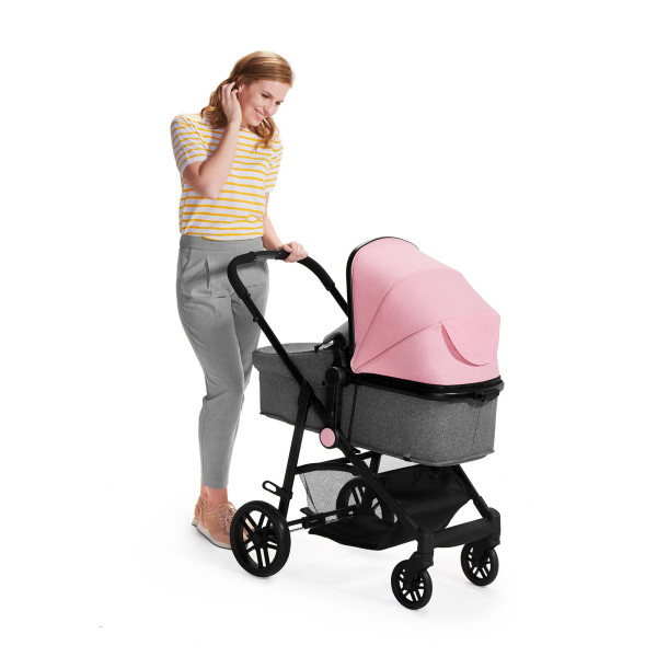 Универсальная коляска 3 в 1 Kinderkraft Juli Pink (KKWJULIPNK3000)